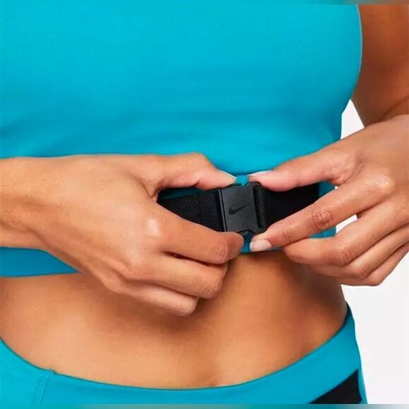 Nike Women's Buckle Crop Tank Top Gym Training (Teal ) (XSmall) RRP£40 - Picture 3 of 6